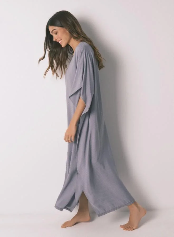 women'secret  Grey viscose caftan dress for Women | Best Price UAE